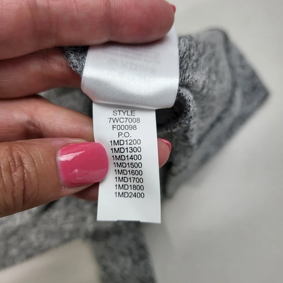 Lucky Brand Gray Space Dye Lightweight Sweater Sz S - Picture 10 of 12